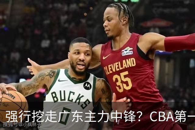 强行挖走广东主力中锋？CBA第一黑马重拳出击，没朱芳雨真不行！
